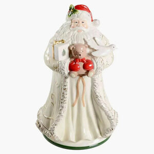 Spode CHRISTMAS TREE - Santa Cookie Jar White